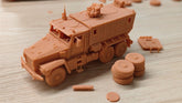 3d Printed 1/72/87 Ural Typhoon-U 6x6 Armoured Truck Unpainted Kit